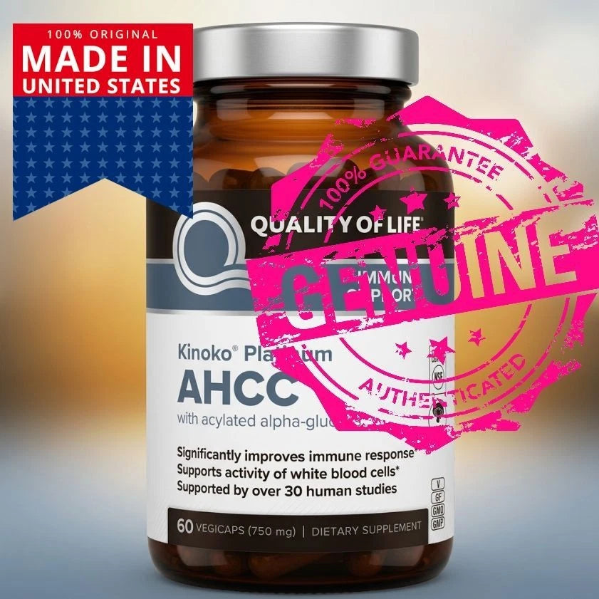 AHCC Immune Support Supplement 750 mg – 60 Capsules